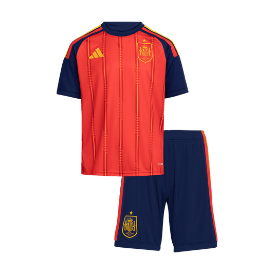 Equipación de fútbol infantil de la selección española para el Mundial de 2026