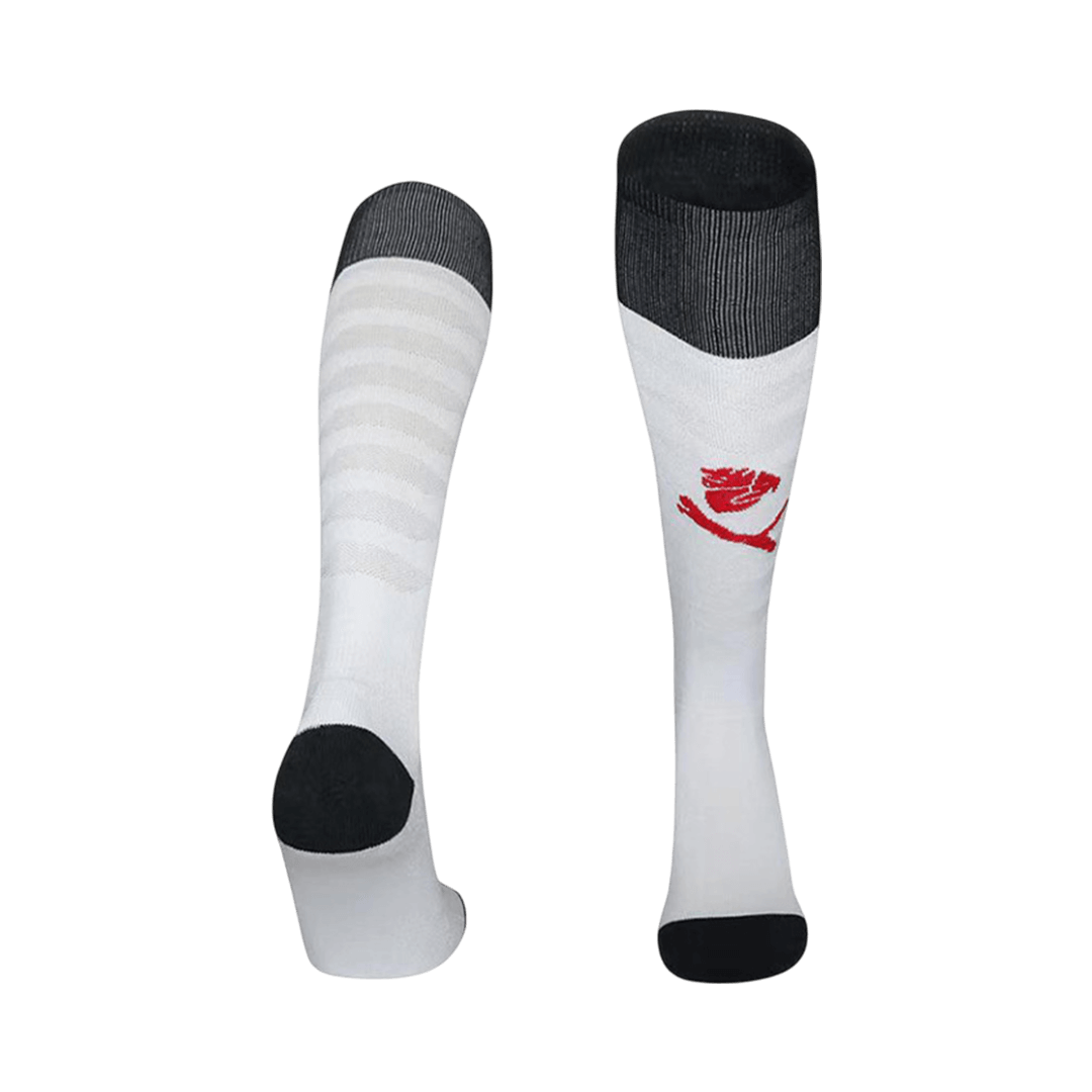 AC Milan Away Soccer Socks 2025/26 Kids