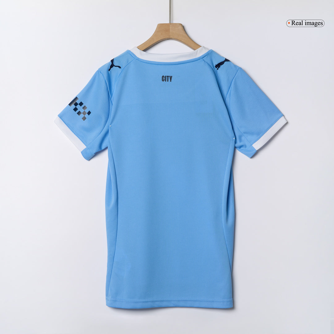 Women's Manchester City Home Soccer Jersey 2025/26 Blue