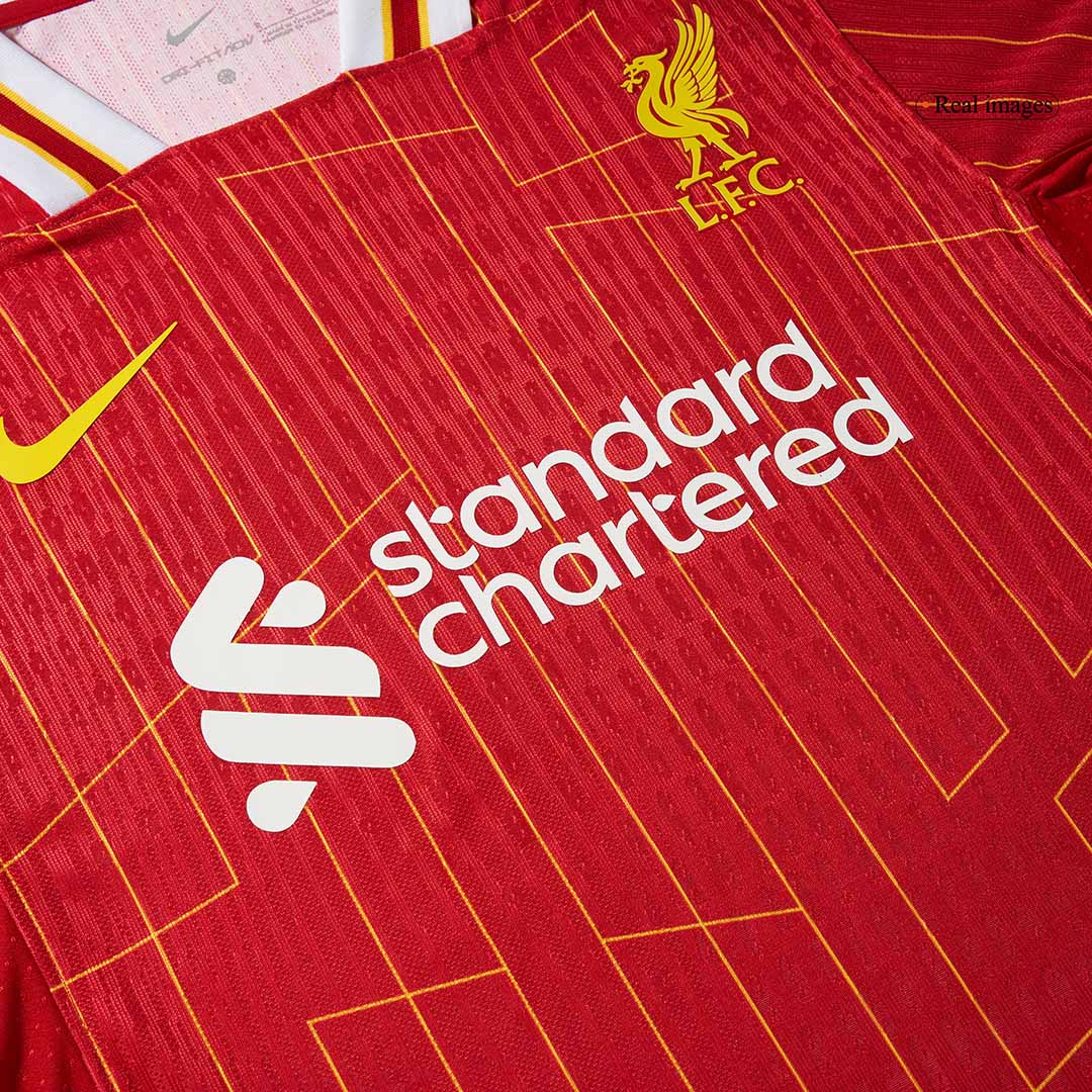 DIOGO J. #20 Authentic Liverpool Home Soccer Jersey 2024/25 Red