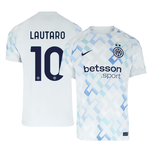 LAUTARO #10 Camiseta de fútbol de visitante del Inter de Milán 2025/26