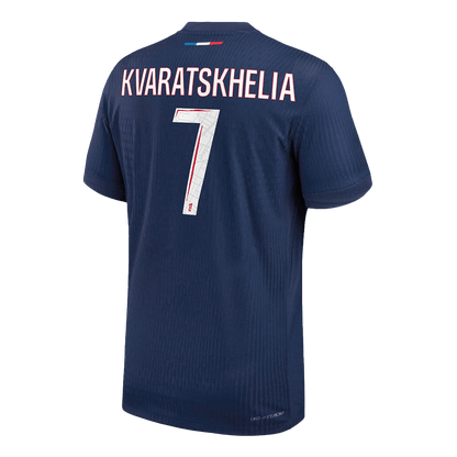 PSG Authentic KVARATSKHELIA #7 Soccer Jersey PSG Home Shirt 2024/25