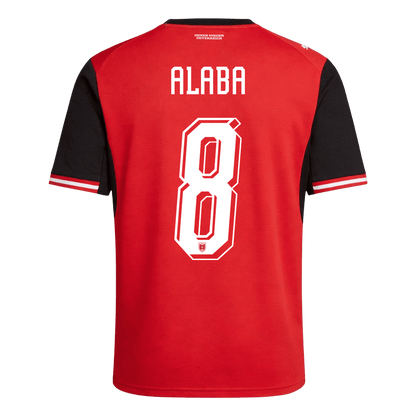 ALABA#8 Austria Home Soccer Jersey World Cup 2026 Red