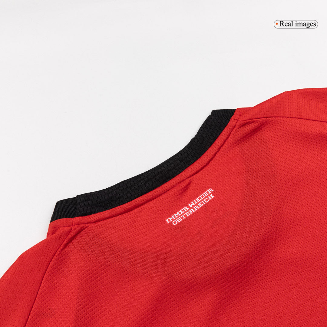 DANSO#4 Austria Camiseta de fútbol local Copa del Mundo 2026 Roja