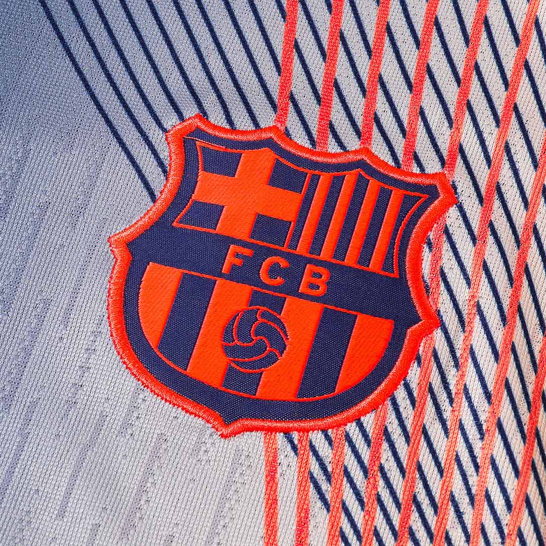 Barcelona 1/4 Zip Tracksuit 2025/26 Kids Black&Orange