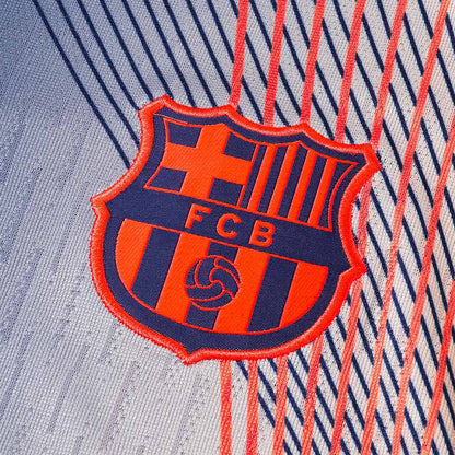 Barcelona 1/4 Zip Tracksuit 2025/26 Kids Black&Orange