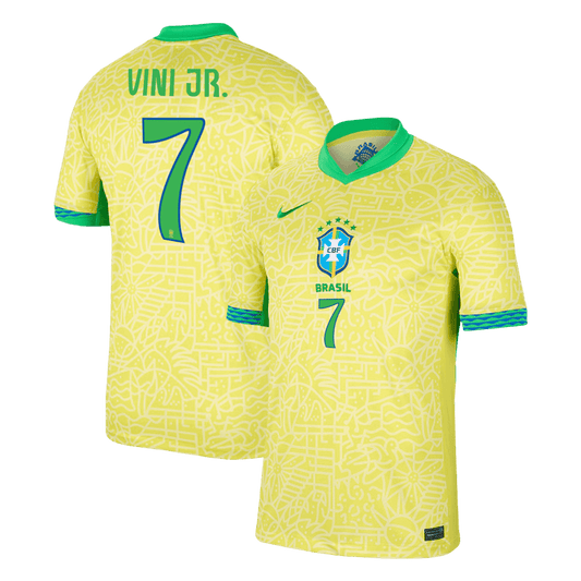 VINI JR. #7 Camiseta de fútbol de Brasil para la Copa América 2024