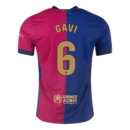 Avtentičen nogometni dres GAVI #6 Barcelona domači 2024/25