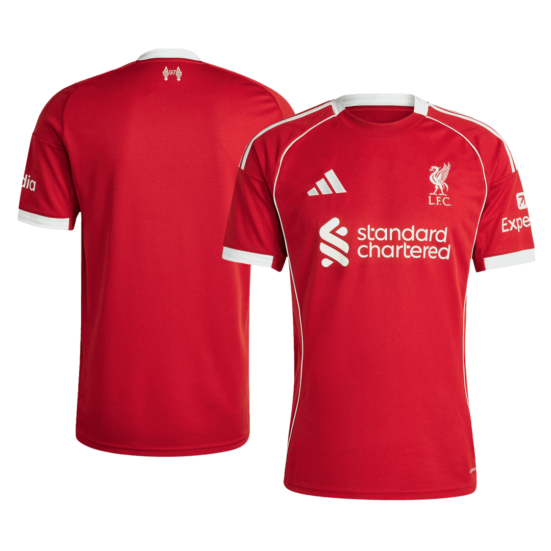 Camiseta de fútbol de local del Liverpool 2025/26