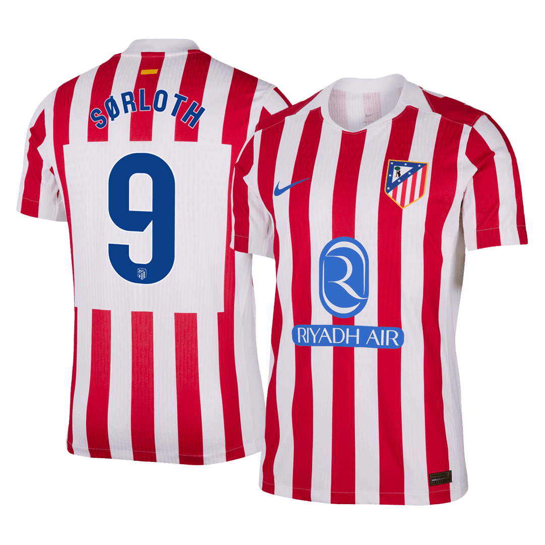Atletico Madrid Nogometni dres Domači 2025/26 Authentic SØRLOTH #9