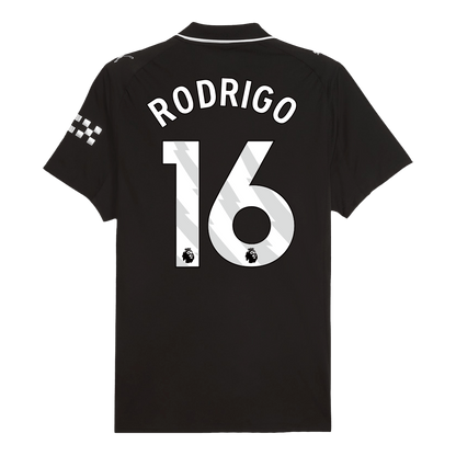 RODRIGO #16 Manchester City Away Player Version Jersey 2025/26