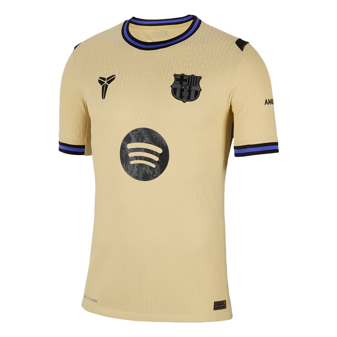 RAPHINHA #11 Barcelona Away Authentic Soccer Jersey 2025/26 - UCL