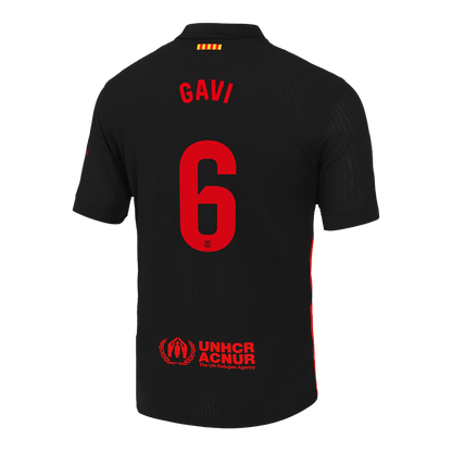 Camiseta de Fútbol Auténtica GAVI #6 Barcelona Visitante 2024/25
