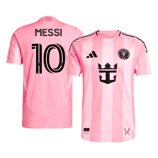 Camiseta de fútbol local de Inter Miami CF MESSI #10 auténtica 2025