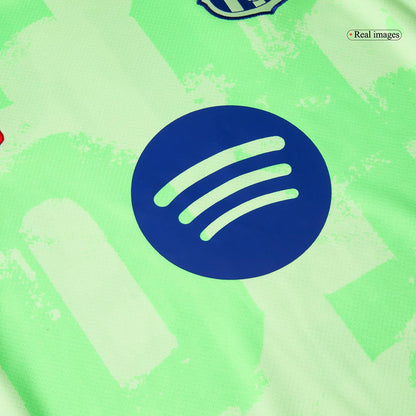 Camiseta de fútbol Barcelona personalizada LEWANDOWSKI #9 Tercera Visitante 2024/25 - Logo UCL Spotify Sin Texto