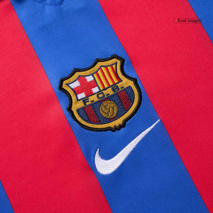 Retro dres XAVI #6 Barcelona Retro dres domača nogometna majica 2001/02