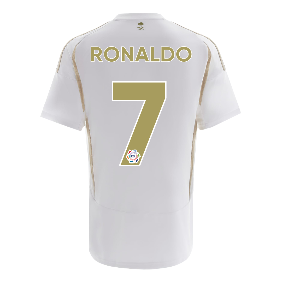 RONALDO #7 Al Nassr Camiseta de fútbol Tercera equipación Visitante Personalizada 2024/25