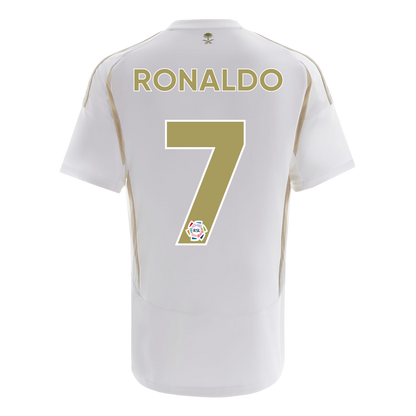 RONALDO #7 Al Nassr Camiseta de fútbol Tercera equipación Visitante Personalizada 2024/25