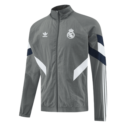 Real Madrid Windbreaker Jacket 2025/26 - Gray