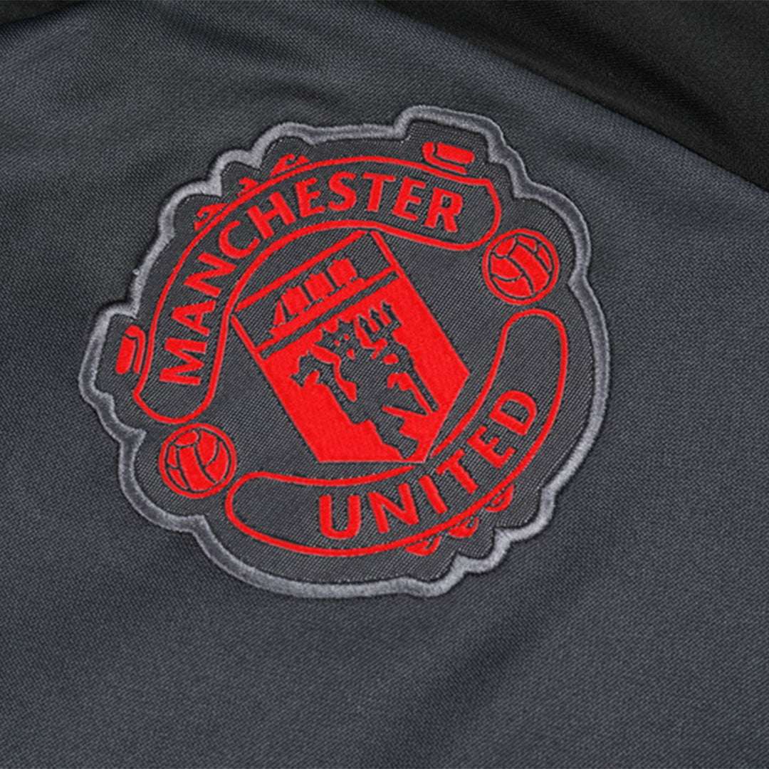 Kit de sudadera con cremallera Manchester United (camiseta + pantalón) 2024/25