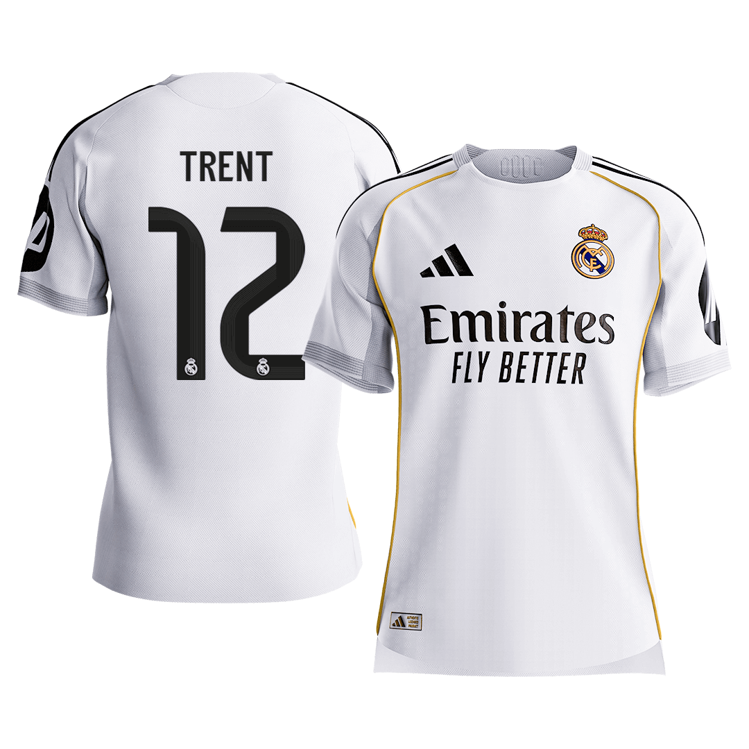 Real Madrid TRENT #12 Home Soccer Jersey Authentic 2025/26
