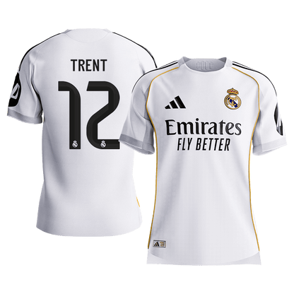 Real Madrid TRENT #12 Home Soccer Jersey Authentic 2025/26