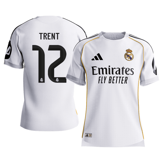 Real Madrid TRENT #12 Home Soccer Jersey Authentic 2025/26