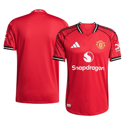Manchester United Home Authentic Soccer Jersey 2025/26 Red