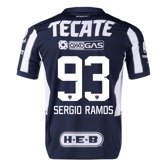 Camiseta de fútbol de Sergio Ramos #93 Monterrey local 2024/25
