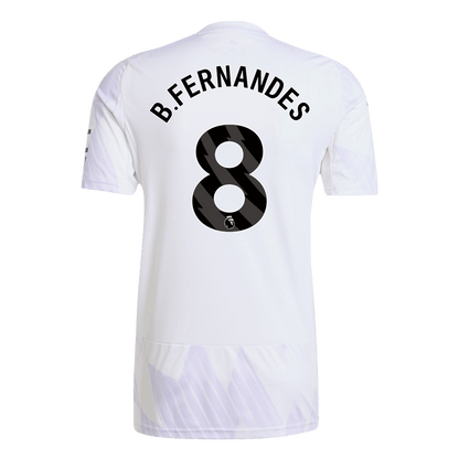 B.FERNANDES #8 Nogometni dres Manchester United gostujoča garnitura 2025/26