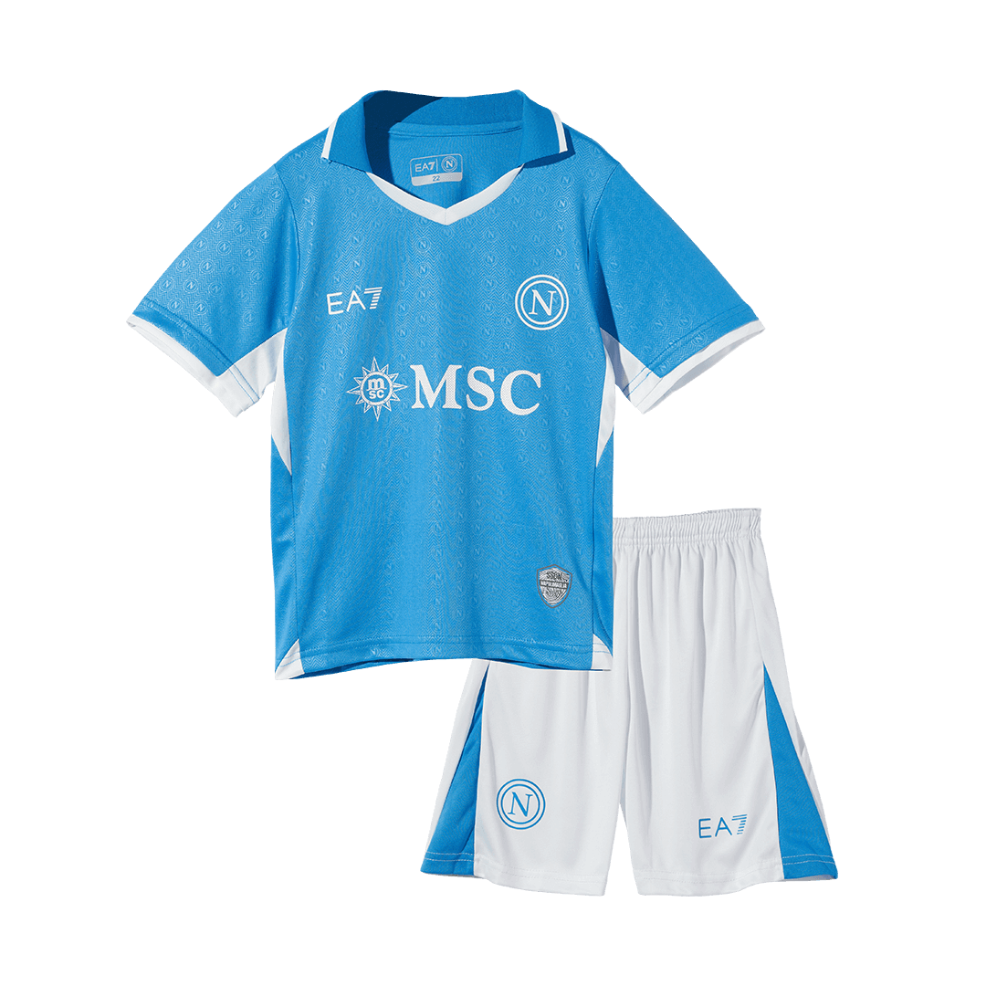 Equipaciones de fútbol de local del Napoli para niños 2024/25