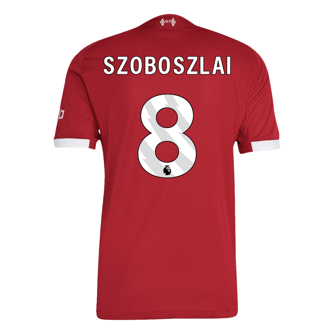 SZOBOSZLAI #8 Domači avtentični nogometni dres Liverpool 2025/26
