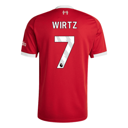 WIRTZ #7 Camiseta de fútbol de local del Liverpool 2025/26