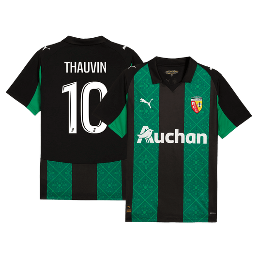 THAUVIN#10 RC Lens Camiseta de Fútbol Visitante 25/26 Verde y Negro