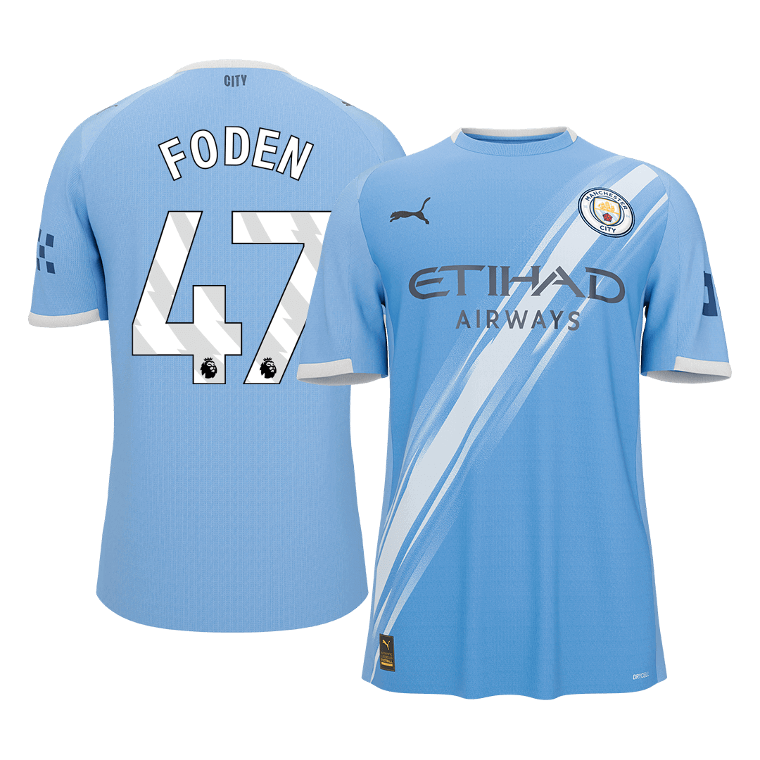 Manchester City FODEN #47 Home Soccer Jersey 2025/26