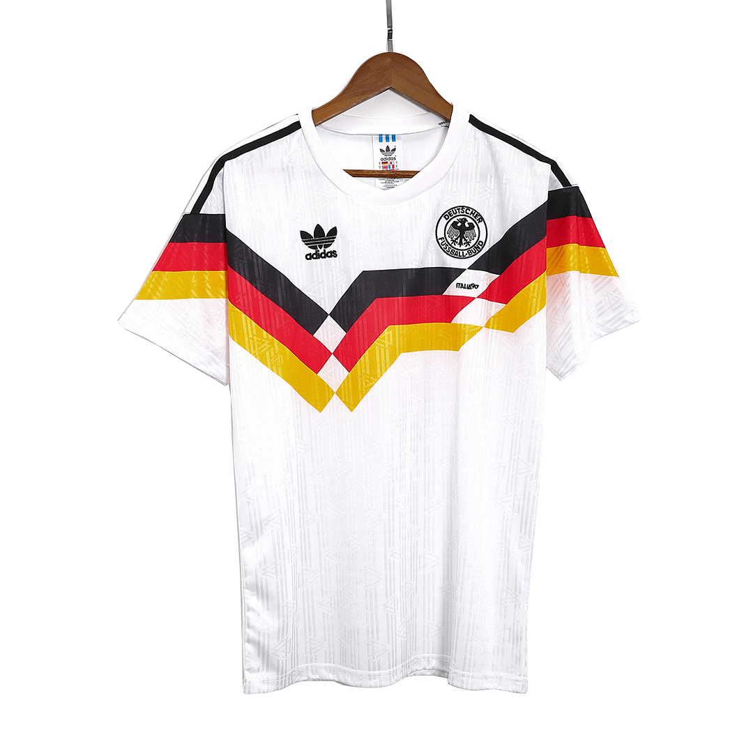 1990 West Germany Retro Home Soccer Jersey Shirt