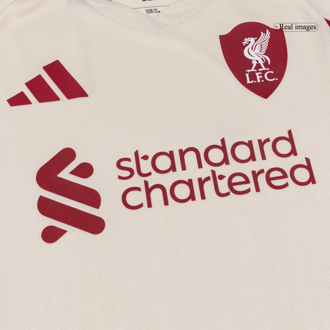 GAKPO #18 Liverpool Away Authentic Soccer Jersey 2025/26