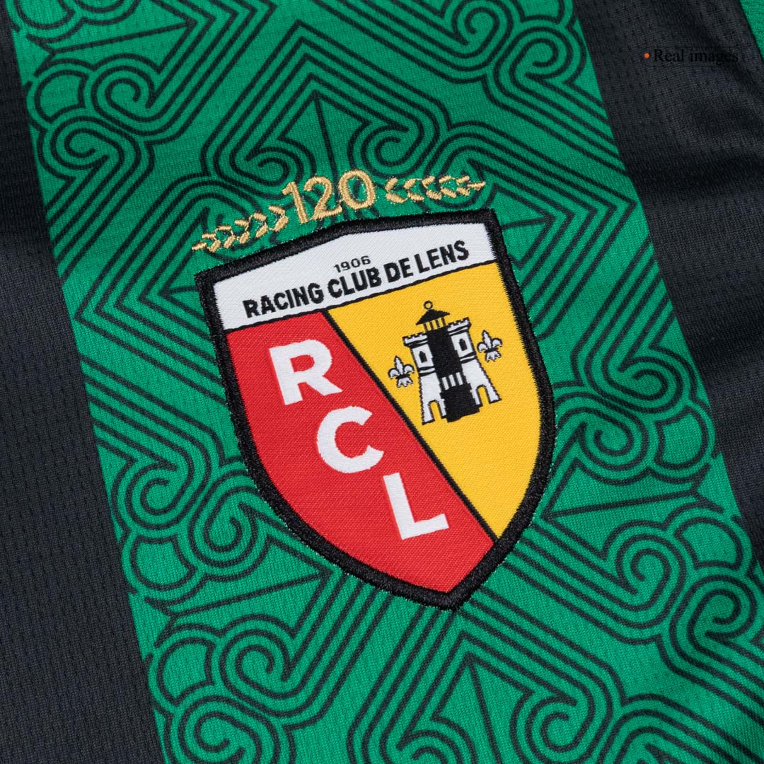 THAUVIN#10 RC Lens Camiseta de Fútbol Visitante 25/26 Verde y Negro