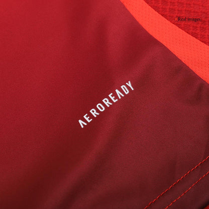 Camiseta y Pantalones Cortos de Fútbol de Local del Manchester United para Niños (2024/25)