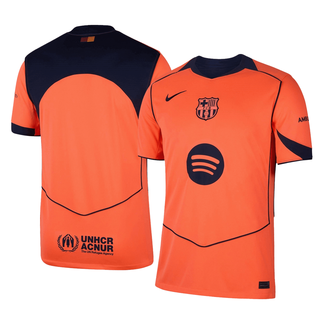 Barcelona Fora Terceira 2025/26 Laranja