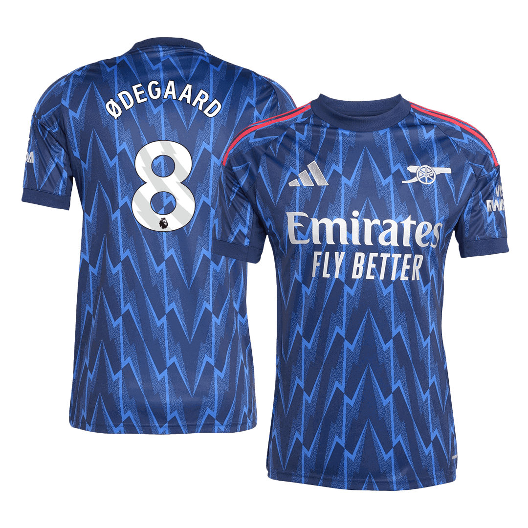 ØDEGAARD #8 Arsenal gostujoči nogometni dres 2025/26