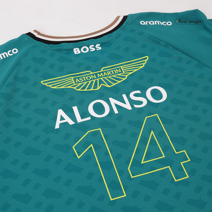 Gift-Fernando Alonso #14 Aston Martin Cognizant F1 Shirt 2024