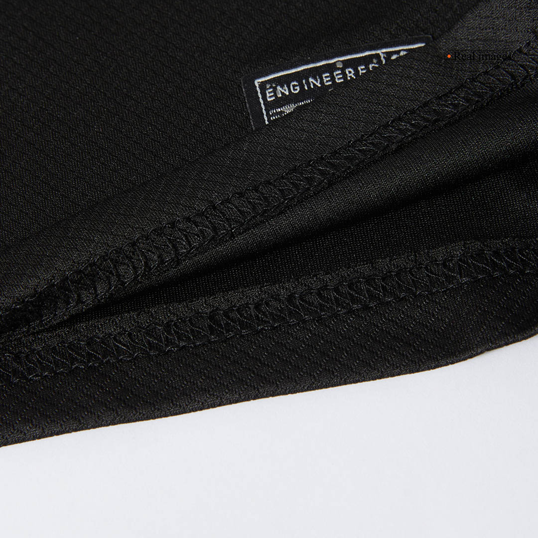 Barcelona 2024/25 Kids Away Nogometna majica (majica in kratke hla?e), ?rna - logotip Spotify brez besedila