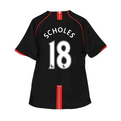 SCHOLES #18 Manchester United Retro Domači nogometni dres 2007/08