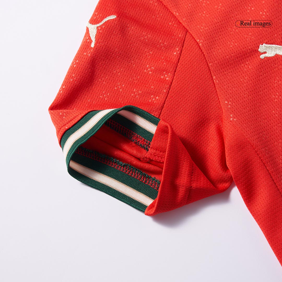 Kid's Portugal Home Soccer Jersey Kit(Jersey+Shorts) 2025 Red