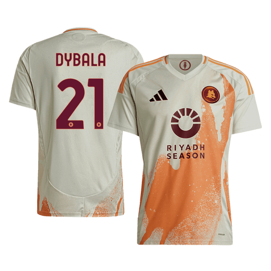 Camiseta de Fútbol de Visitante de la Roma 2024/25 DYBALA #21