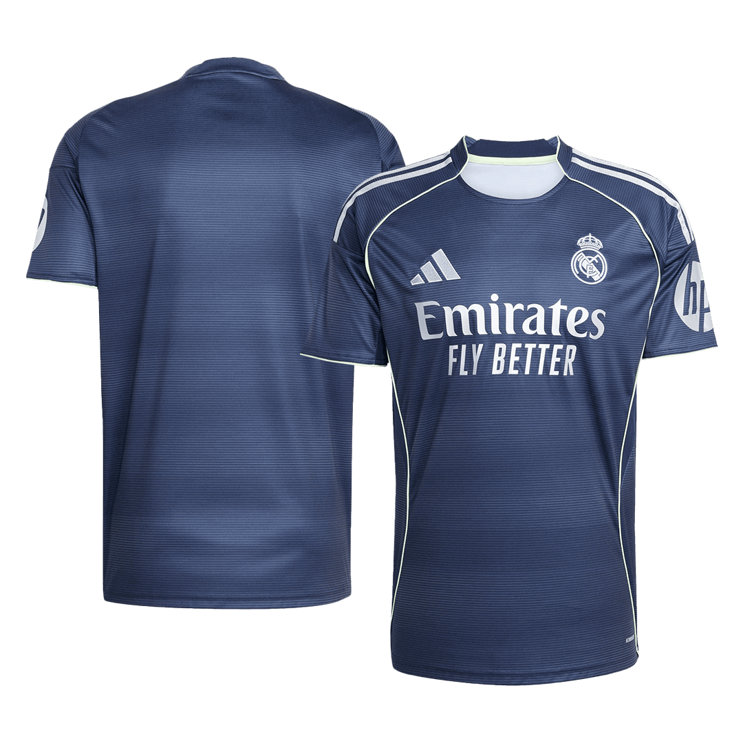 Real Madrid nogometni dres za gostovanja, majica po meri 2025/26
