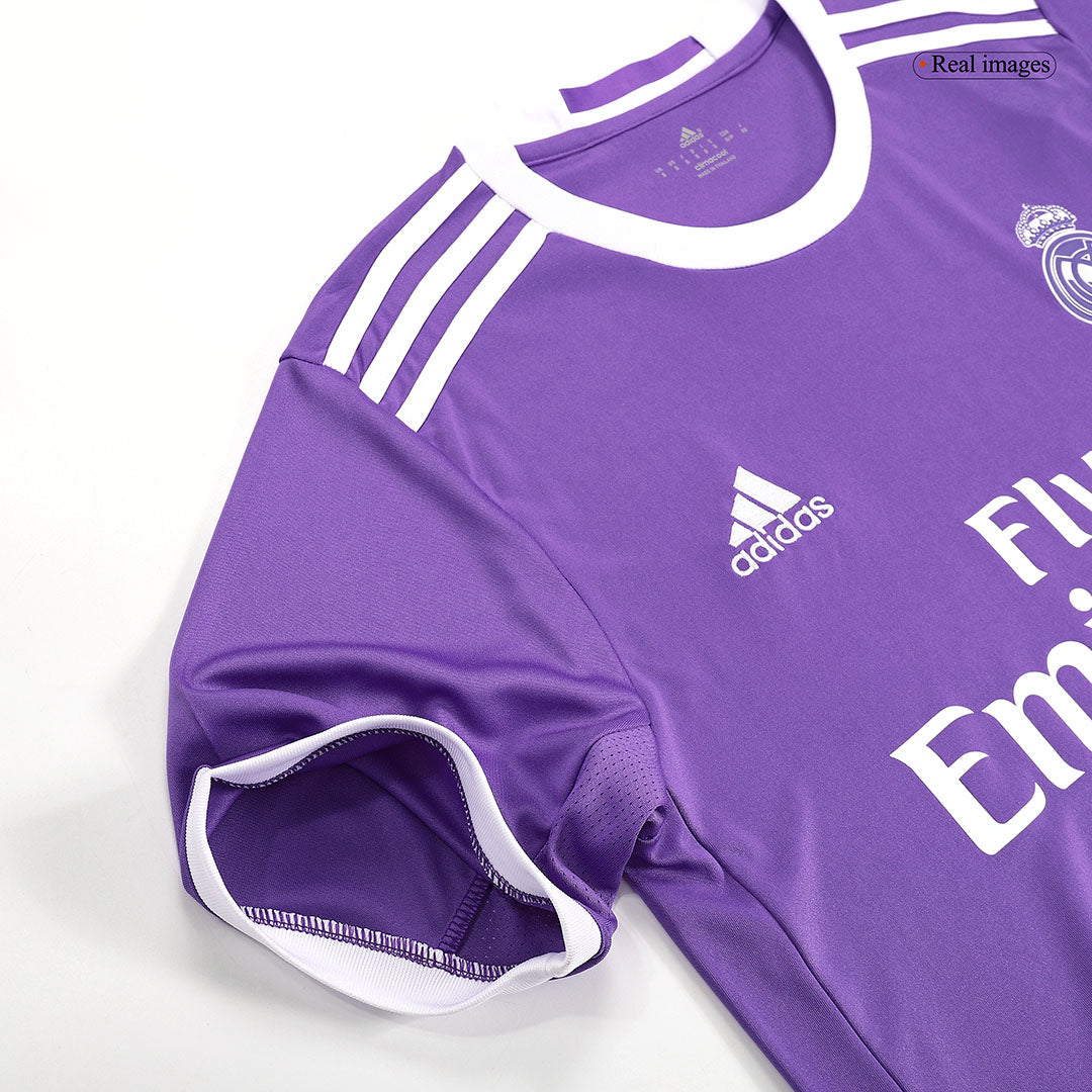 BENZEMA #9 Camiseta de fútbol retro de visitante del Real Madrid 2016/17