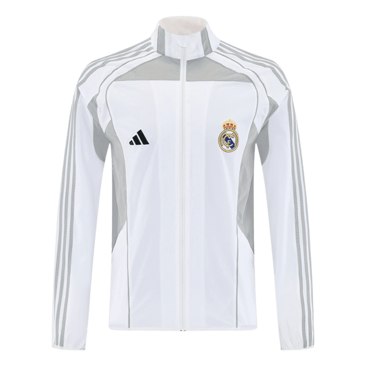 Real Madrid Windbreaker Jacket 2025/26 - White