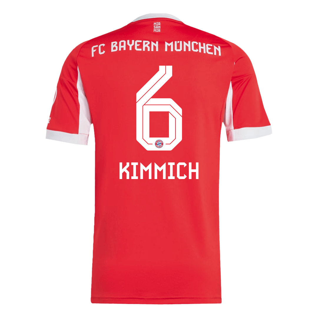 Camiseta del Bayern Múnich personalizada KIMMICH #6 Camiseta de fútbol Local 2025/26